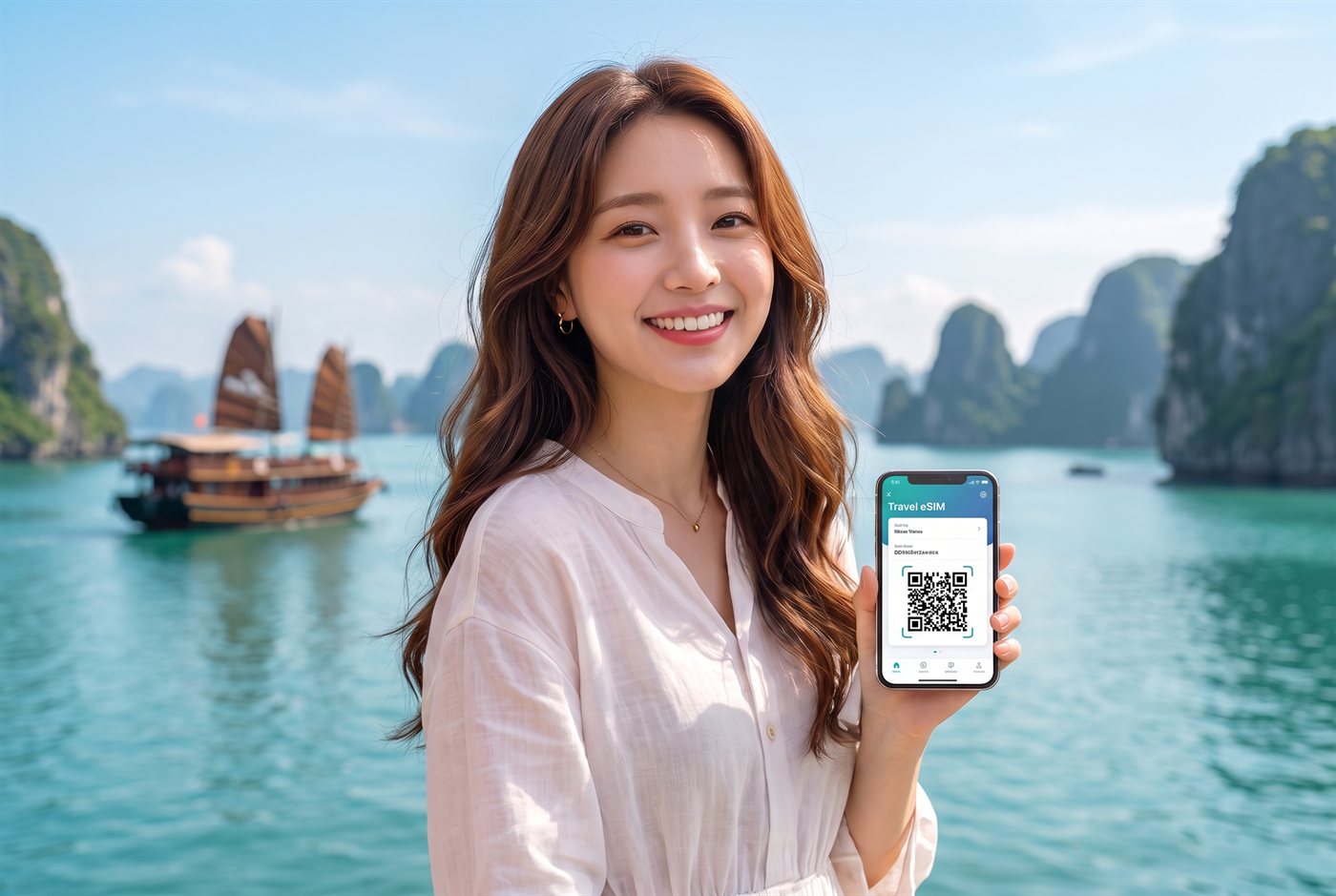 베트남 eSIM - QR코드 스캔으로 1분 만에 데이터 연결